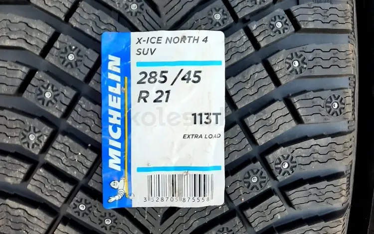 Зимние шины Michelin X-ICE NORTH 285/45/R21 4 SUV за 350 000 тг. в Алматы
