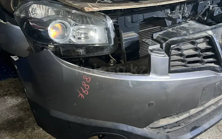 МОРДА НОУСКАТ БАМПЕР ФАРЫ КАПОТ КРЫЛО NISSAN QASHQAI J10 за 350 000 тг. в Павлодар