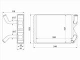 Радиатор печки, радиатор отопителя салона за 10 250 тг. в Караганда