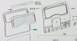 Уплотнитель задней двери FJ Cruiserүшін1 237 тг. в Алматы