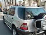 Mercedes-Benz ML 320 2002 годаүшін3 200 000 тг. в Алматы – фото 3