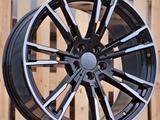 BMW M5 Разноширокие R20 5x120 ЦО 72, 6 Black Machined Face за 440 000 тг. в Алматы
