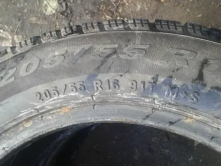 Шины 205/55 R16 — "Pirelli Winter 190 Snowcontrol serie 3" (Итали за 35 000 тг. в Астана – фото 7