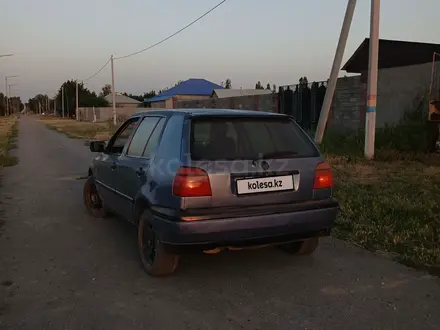 Volkswagen Golf 1993 года за 1 100 000 тг. в Шымкент – фото 3