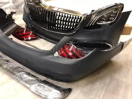 Обвес рестайлинг Мерседес w222 Maybach AMG 6.3 6.5 качество ПРЕМИУМ за 1 800 000 тг. в Алматы – фото 5