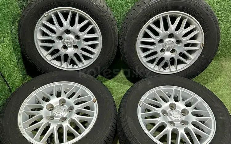 Оригинальный диск с шинами TOYO MPZ 195/65R15 Nissan 5/114, 3 за 170 000 тг. в Алматы