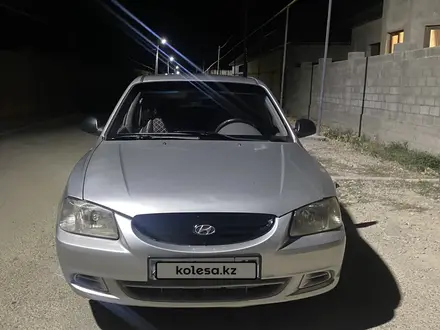 Hyundai Accent 2007 года за 1 250 000 тг. в Туркестан – фото 12