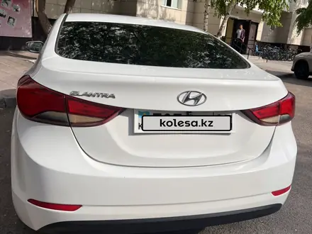 Hyundai Elantra 2015 года за 5 600 000 тг. в Астана – фото 3