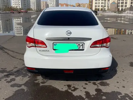 Nissan Almera 2014 года за 4 480 000 тг. в Нур-Султан (Астана) – фото 8