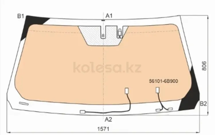 Стекло лобовое ОРИГИНАЛ c полным обогревом, ГАРАНТИЯ на устанвку 5 лет за 574 450 тг. в Алматы