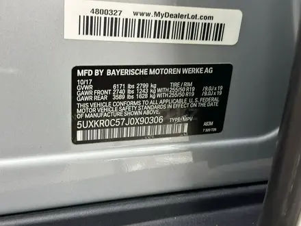 BMW X5 2017 года за 17 600 000 тг. в Шымкент – фото 10