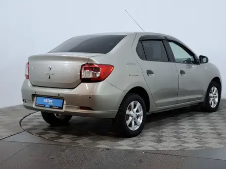 Renault Logan 2015 года за 2 880 000 тг. в Астана – фото 5