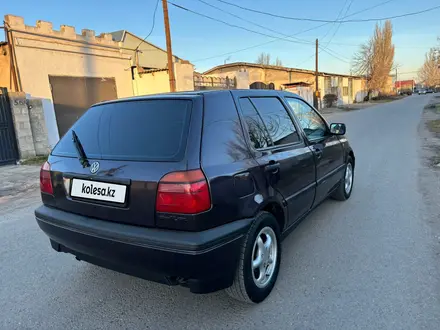 Volkswagen Golf 1992 года за 1 800 000 тг. в Тараз – фото 12