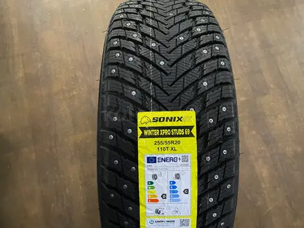 255/55r20 Sonix Winter Xpro Studs 69 за 68 000 тг. в Астана – фото 2