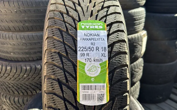 Nokian Hakkapeliitta R2 225/50R18 99Rүшін35 000 тг. в Алматы