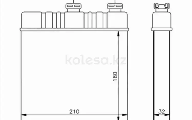 Радиатор отопителя салона за 12 300 тг. в Павлодар