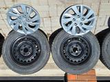 Комплект шин Bridgestone c дисками R15, датчики, колпаки Hyundai Elantraүшін130 000 тг. в Кокшетау – фото 4