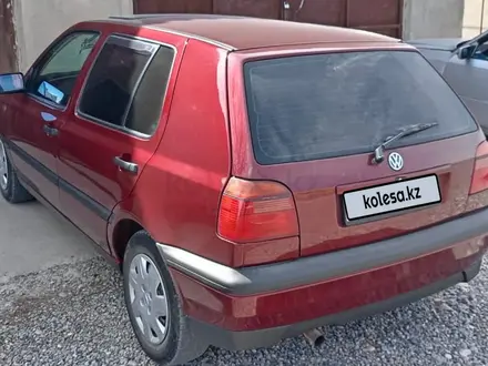 Volkswagen Golf 1993 года за 2 100 000 тг. в Шымкент – фото 4