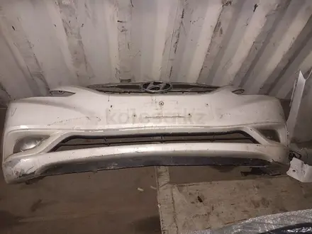 Передный бампер Саната 7 за 572 тг. в Алматы