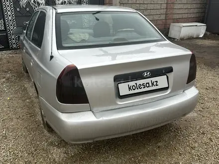 Hyundai Accent 2003 года за 1 600 000 тг. в Астана – фото 4