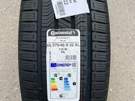 Continental ContiCrossContact RX 275/45 R22 115W за 280 000 тг. в Астана – фото 4