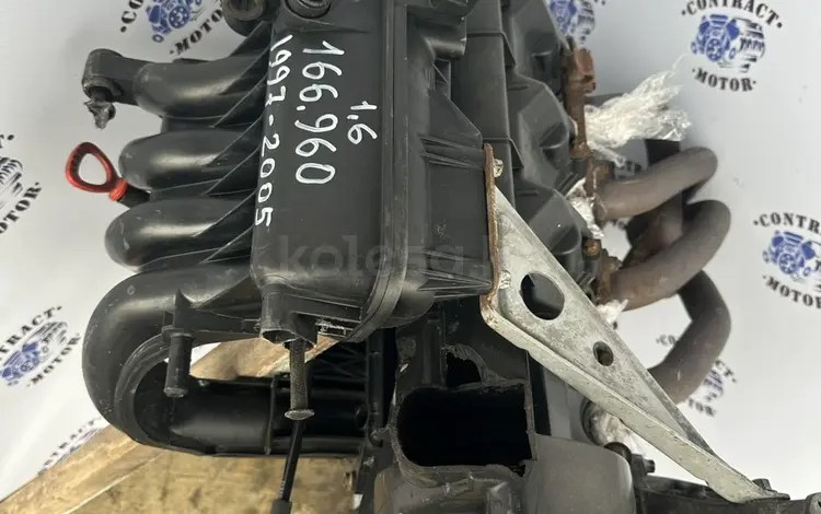166.960 двигатель 1.6 Mercedes A160 W168 двигатель M166 E16 за 1 000 тг. в Алматы