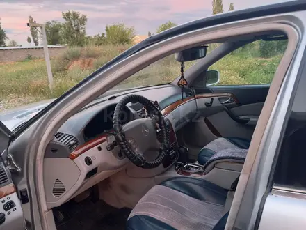 Mercedes-Benz S 320 2000 года за 2 900 000 тг. в Тараз – фото 7