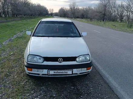 Volkswagen Golf 1994 года за 1 400 000 тг. в Тараз – фото 8