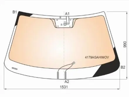 Стекло лобовое за 153 550 тг. в Астана
