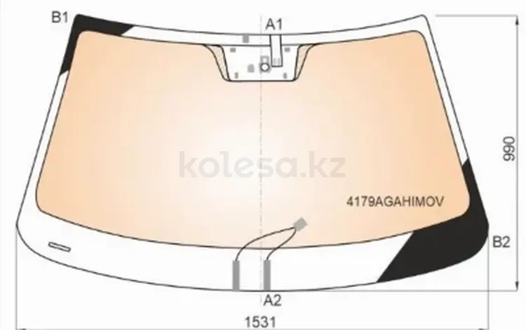 Стекло лобовое за 153 550 тг. в Астана