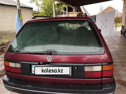 Volkswagen Passat 1992 года за 1 300 000 тг. в Ават (Енбекшиказахский р-н) – фото 3