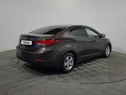 Hyundai Elantra 2014 года за 5 930 000 тг. в Алматы – фото 5