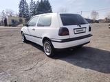 Volkswagen Golf 1994 годаүшін1 300 000 тг. в Усть-Каменогорск – фото 3