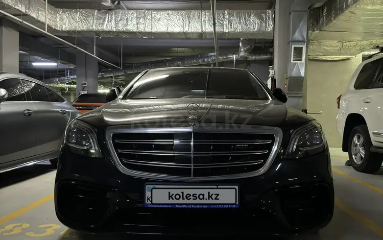 Mercedes-Benz S 63 AMG 2018 годаүшін50 000 000 тг. в Алматы