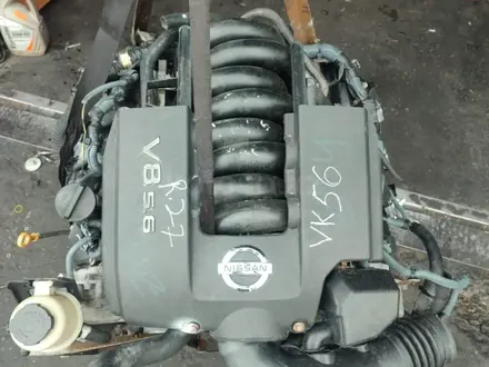 Двигатель АКПП NISSAN НИССАН ИНФИНИТИ INFINITI VK56de 5.6 VK56 DE за 100 000 тг. в Алматы