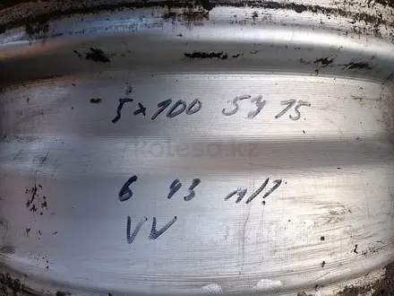 Легкосплавные диски на Volkswagen Polo (Китай R15 5*100 ЦО57.1 6 за 115 000 тг. в Астана – фото 11