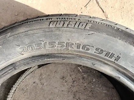 Шины 205/55 R16 — "Kumho EcoWing ES01" (Корея), летние. На обеих за 25 000 тг. в Астана – фото 7