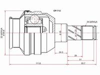 Шрус, граната внутренняя задняя за 15 600 тг. в Шымкент