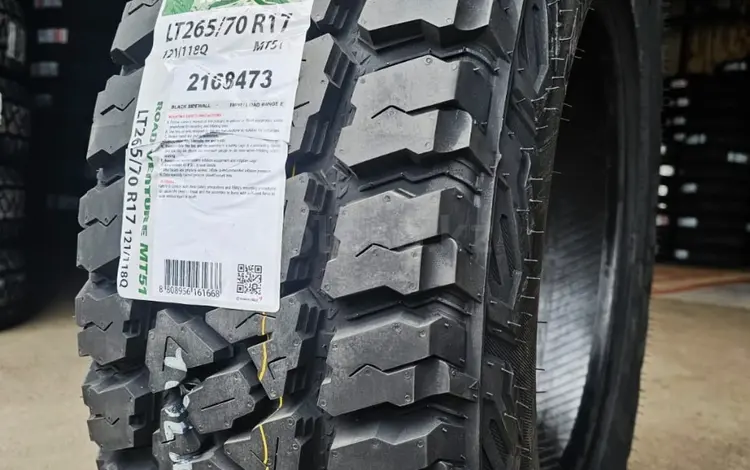 LT265/70R17 KUMHO ROAD VENTURE MT51 новые грязевые шины 2024үшін67 000 тг. в Алматы