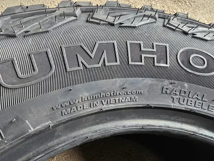 LT265/70R17 KUMHO ROAD VENTURE MT51 новые грязевые шины 2024 за 70 000 тг. в Алматы – фото 9