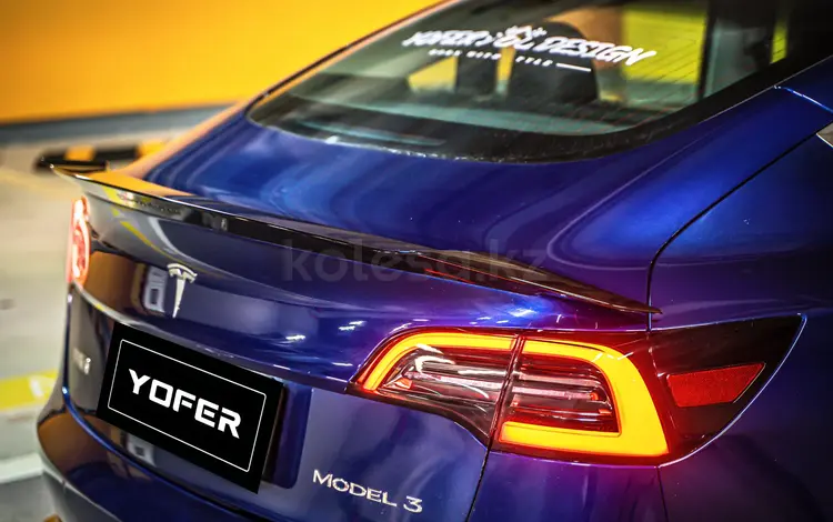 Спойлер крышки багажника Yofer Tesla Model 3 за 39 990 тг. в Алматы