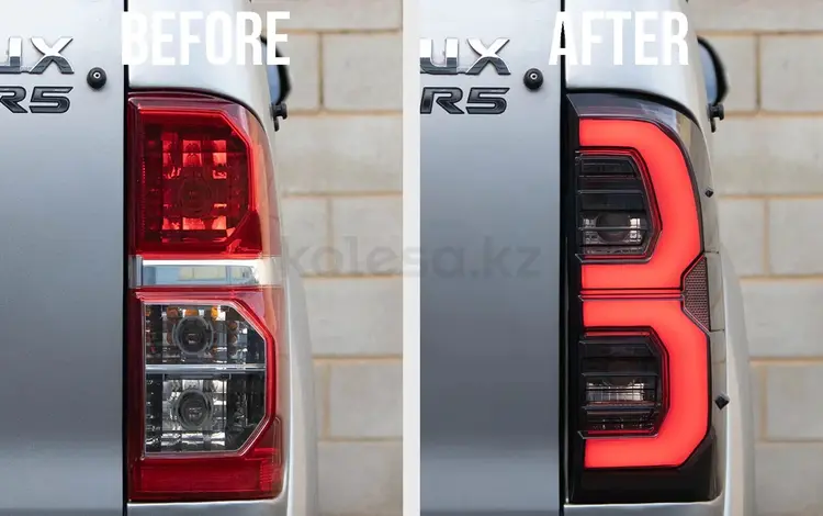 Светодиодные фонари на Toyota Hilux Vigo 2005-2015 г. Дизайн 2021 + за 120 000 тг. в Атырау