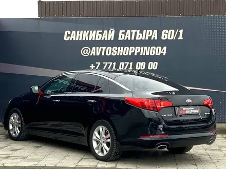 Kia Optima 2013 года за 6 490 000 тг. в Актобе – фото 3