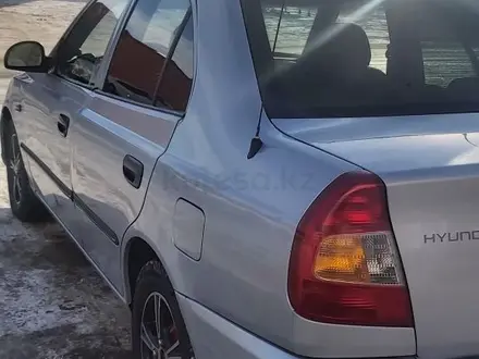 Hyundai Accent 2004 года за 2 350 000 тг. в Кокшетау – фото 8