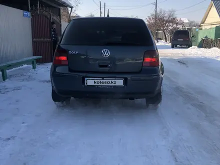 Volkswagen Golf 2001 года за 3 750 000 тг. в Алматы – фото 4