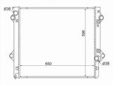 Радиатор охлаждения двигателя за 44 100 тг. в Караганда
