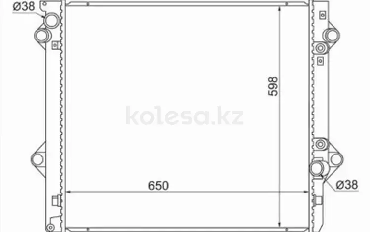 Радиатор охлаждения двигателя за 44 100 тг. в Караганда