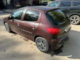 Peugeot 206 2007 годаүшін1 500 000 тг. в Алматы – фото 5