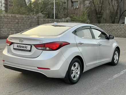 Hyundai Elantra 2016 года за 6 850 000 тг. в Алматы – фото 11