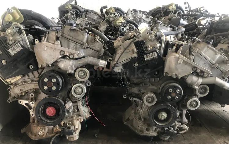 2GR-FE Двигатель на Тойота Хайландер 3.5л (2AZ/1MZ/2GR/2AR/3MZ/3GR) за 77 000 тг. в Алматы